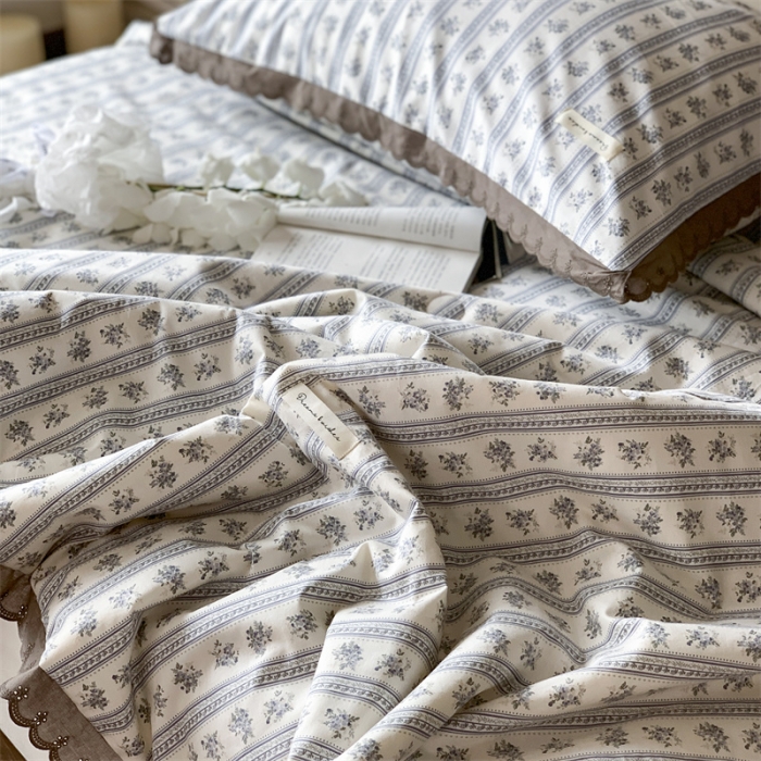 91家纺网 家纺一手货源 找家纺 汇庭 2023新款艾莎夏被 莫斯蓝