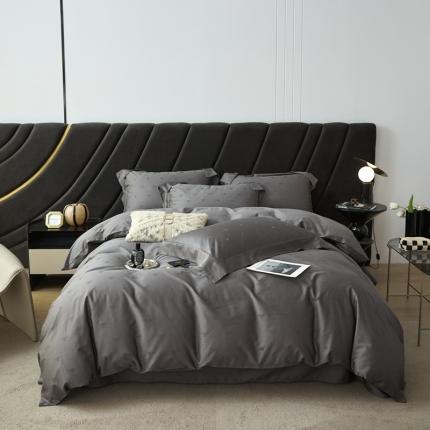 91家纺网 家纺一手货源 找家纺 安莱生活 2023新款100S纯棉提花系列四件套 格伦