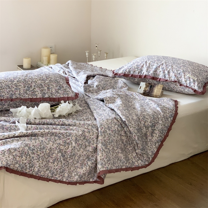 91家纺网 家纺一手货源 找家纺 汇庭 2023新款艾莎夏被 莫雅