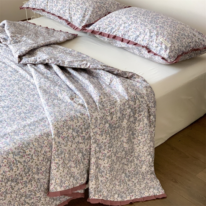 91家纺网 家纺一手货源 找家纺 汇庭 2023新款艾莎夏被 莫雅