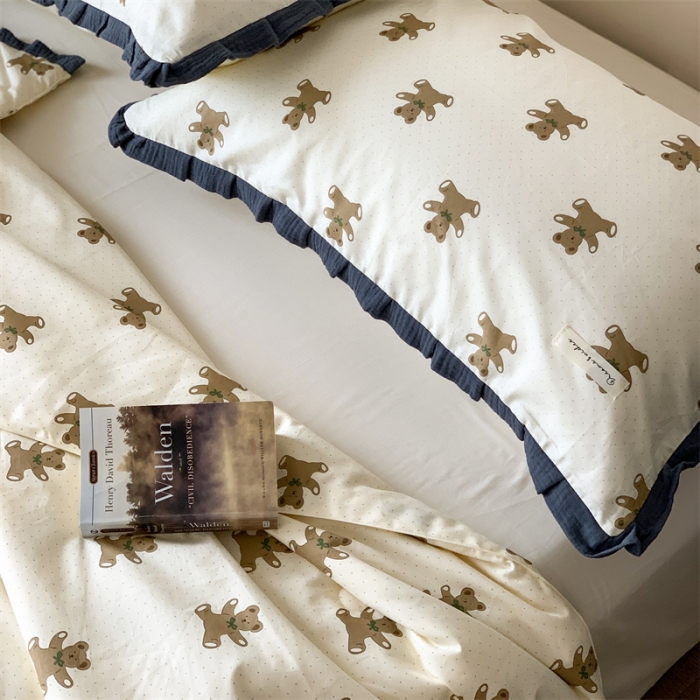 91家纺网 家纺一手货源 找家纺 汇庭 2023新款艾莎夏被 奶酪熊