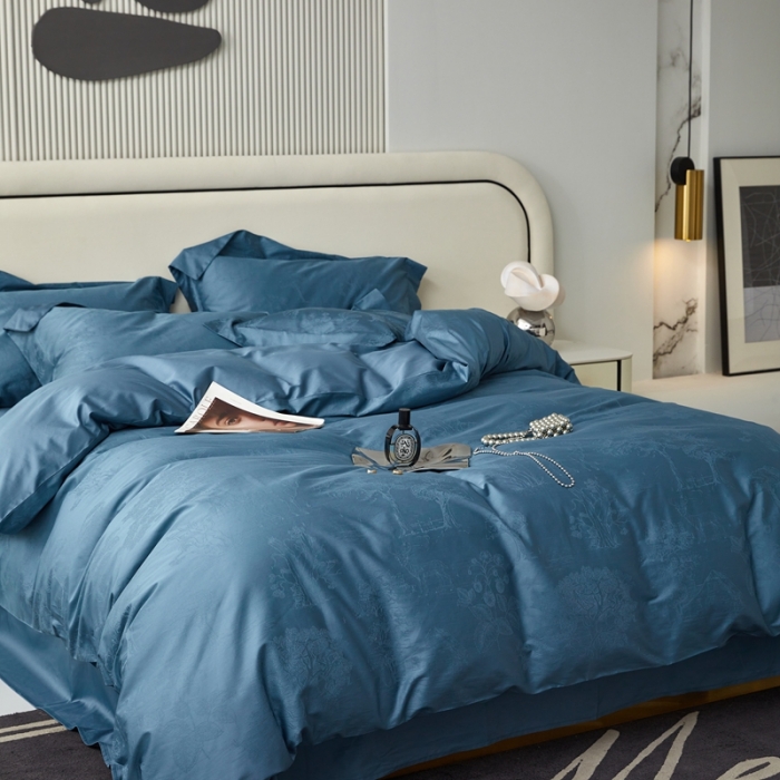 91家纺网 家纺一手货源 找家纺 （总）安莱生活 2023新款100S纯棉提花系列四件套