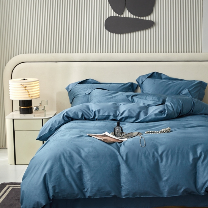 91家纺网 家纺一手货源 找家纺 （总）安莱生活 2023新款100S纯棉提花系列四件套