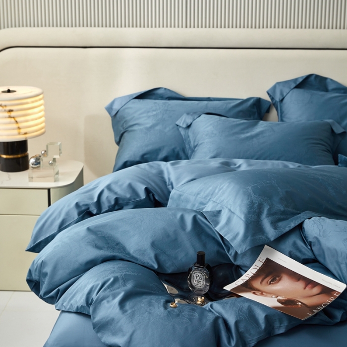 91家纺网 家纺一手货源 找家纺 （总）安莱生活 2023新款100S纯棉提花系列四件套