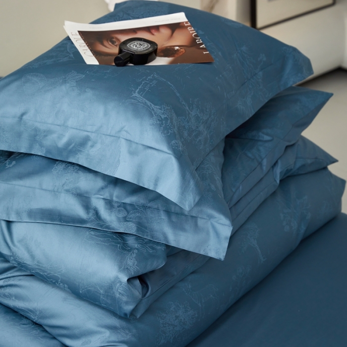 91家纺网 家纺一手货源 找家纺 （总）安莱生活 2023新款100S纯棉提花系列四件套