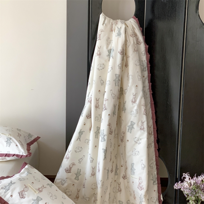 91家纺网 家纺一手货源 找家纺 汇庭 2023新款艾莎夏被 尼克宝贝