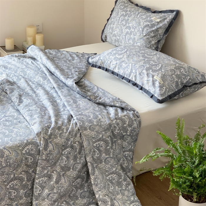 91家纺网 家纺一手货源 找家纺 汇庭 2023新款艾莎夏被 燃梦