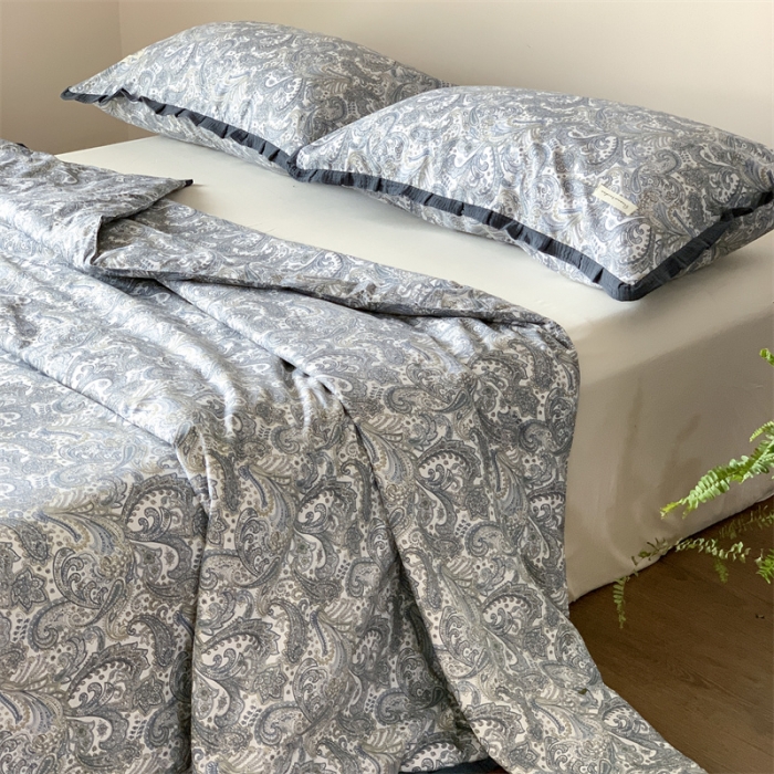 91家纺网 家纺一手货源 找家纺 汇庭 2023新款艾莎夏被 燃梦