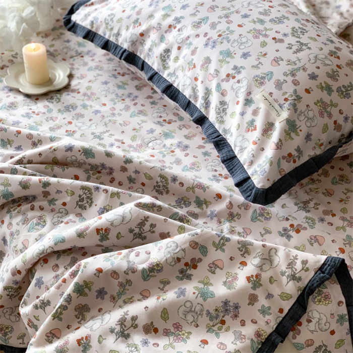 91家纺网 家纺一手货源 找家纺 汇庭 2023新款艾莎夏被 榛果