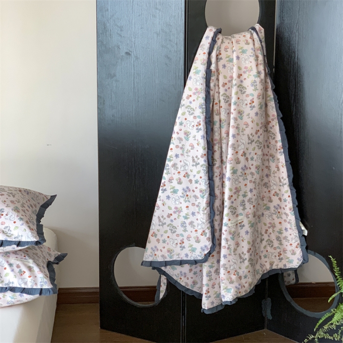 91家纺网 家纺一手货源 找家纺 汇庭 2023新款艾莎夏被 榛果