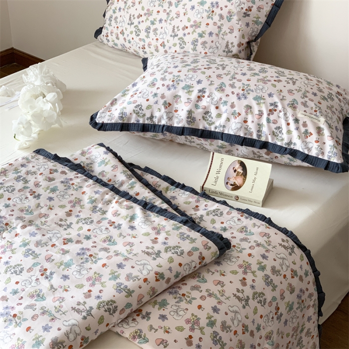 91家纺网 家纺一手货源 找家纺 汇庭 2023新款艾莎夏被 榛果