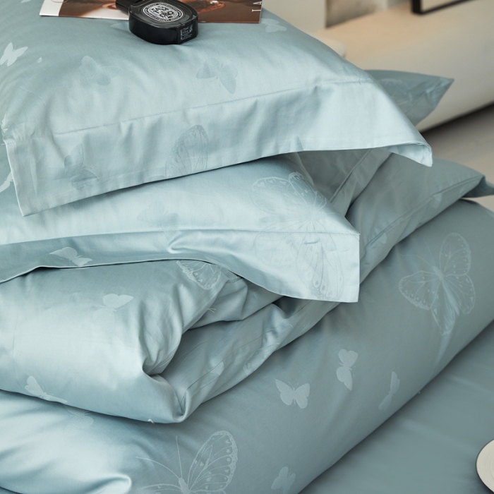 91家纺网 家纺一手货源 找家纺 安莱生活 2023新款100S纯棉提花系列四件套 多伦多