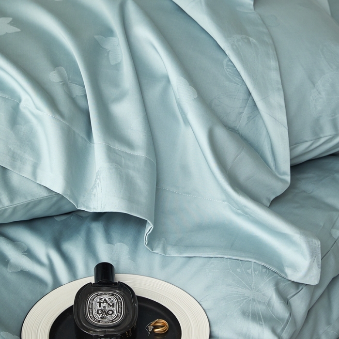 91家纺网 家纺一手货源 找家纺 安莱生活 2023新款100S纯棉提花系列四件套 多伦多