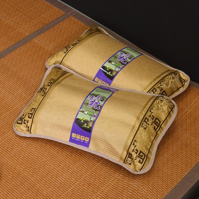 91家纺网 家纺一手货源 找家纺 2024新款春夏四季通用古藤枕茶香枕麻将枕枕头枕芯