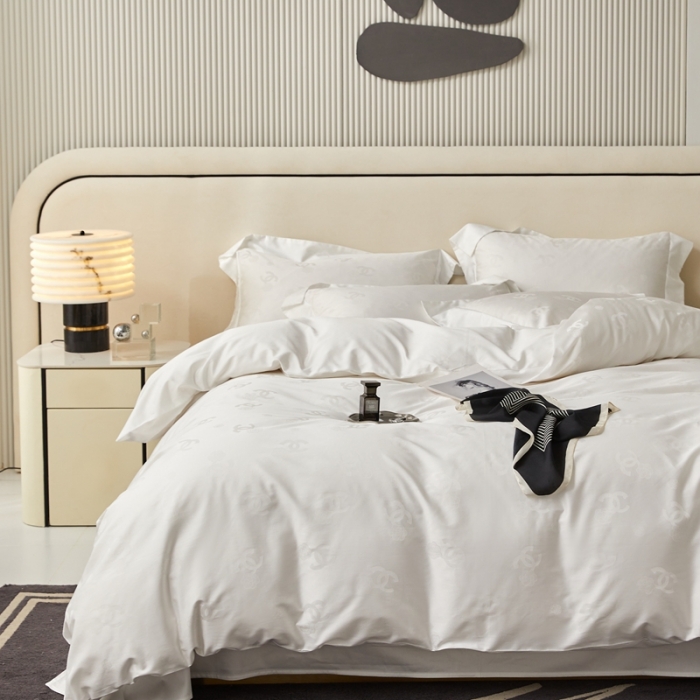 91家纺网 家纺一手货源 找家纺 安莱生活 2023新款100S纯棉提花系列四件套 莫奈印象