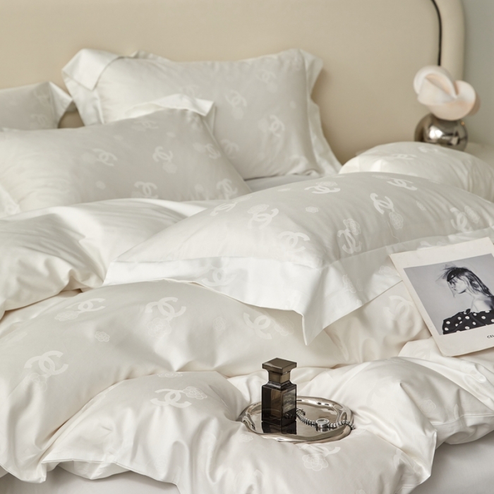 91家纺网 家纺一手货源 找家纺 安莱生活 2023新款100S纯棉提花系列四件套 莫奈印象