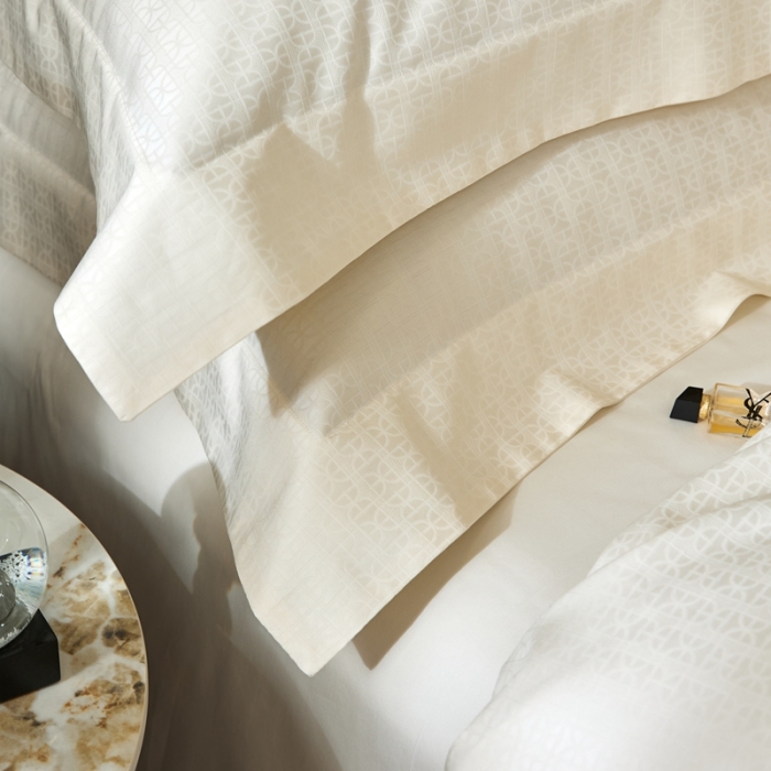 91家纺网 家纺一手货源 找家纺 安莱生活 2023新款100S纯棉提花系列四件套 克洛伊