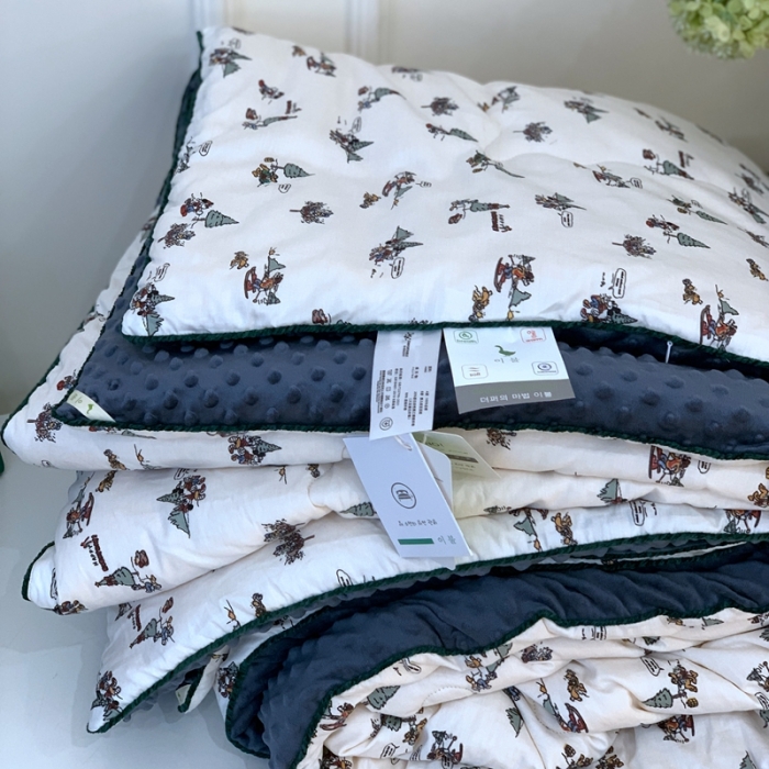 91家纺网 家纺一手货源 找家纺 汇庭 2023新款双人豆豆被 卡其