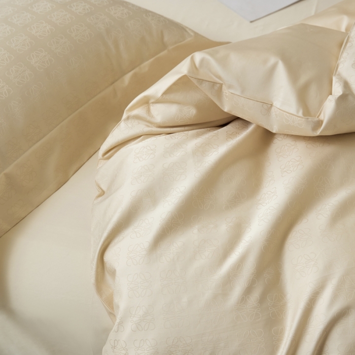 91家纺网 家纺一手货源 找家纺 安莱生活 2023新款100S纯棉提花系列四件套 岚烟水月