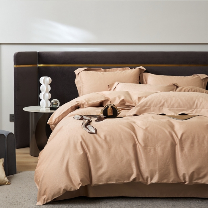 91家纺网 家纺一手货源 找家纺 安莱生活 2023新款100S纯棉提花系列四件套 天杭