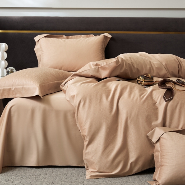 91家纺网 家纺一手货源 找家纺 安莱生活 2023新款100S纯棉提花系列四件套 天杭