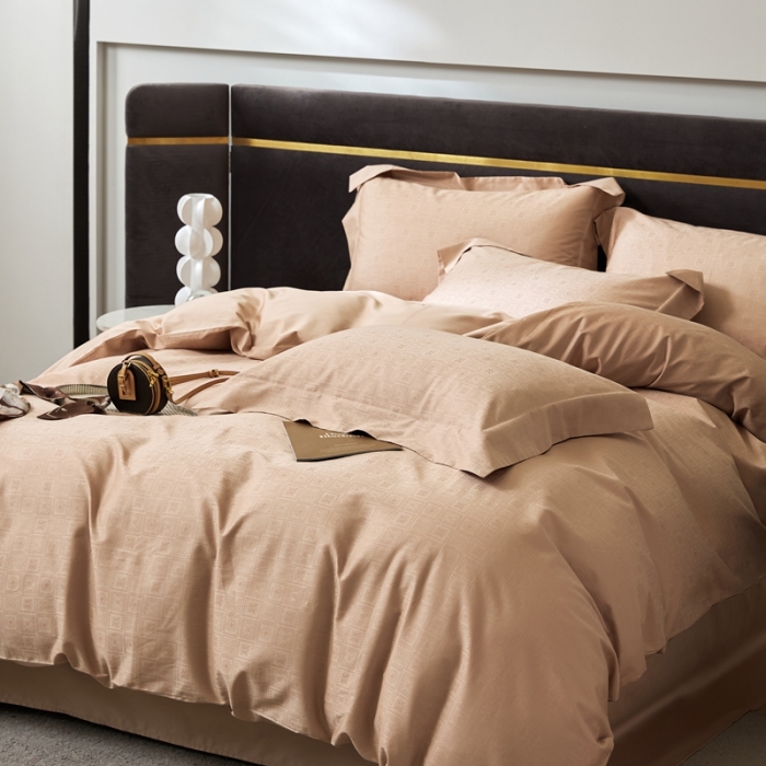 91家纺网 家纺一手货源 找家纺 安莱生活 2023新款100S纯棉提花系列四件套 天杭