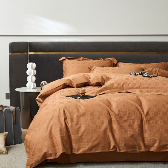 91家纺网 家纺一手货源 找家纺 安莱生活 2023新款100S纯棉提花系列四件套 梦幻