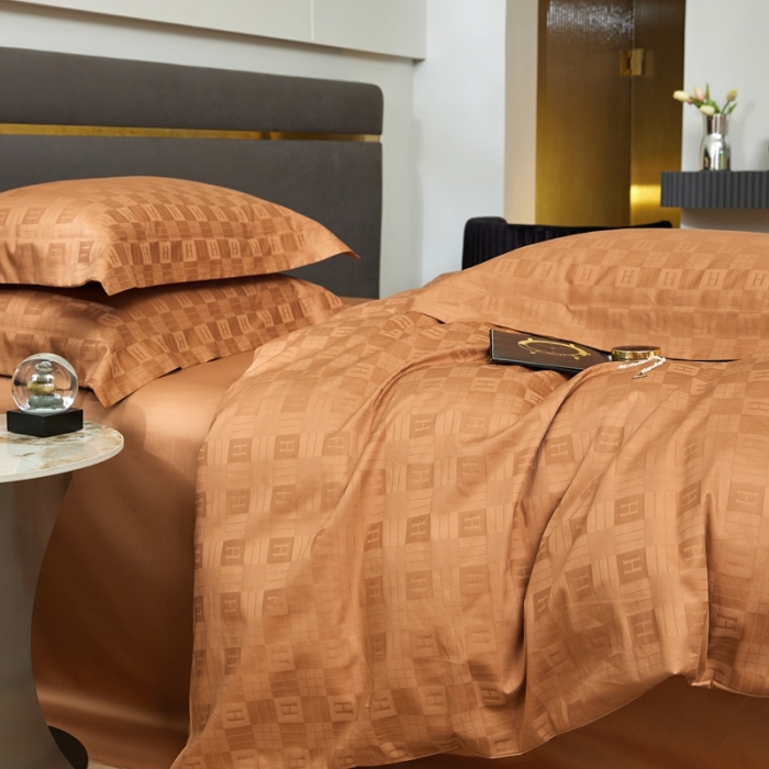 91家纺网 家纺一手货源 找家纺 安莱生活 2023新款100S纯棉提花系列四件套 梦幻