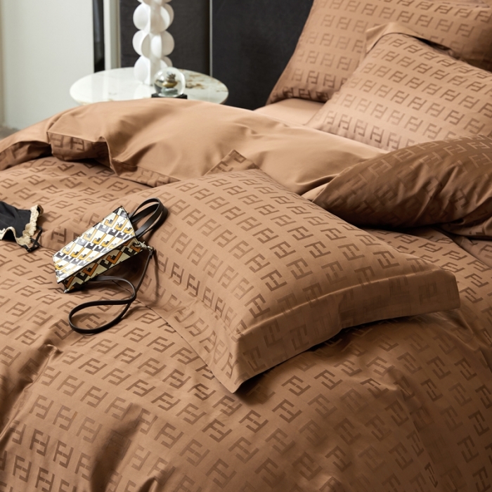 91家纺网 家纺一手货源 找家纺 安莱生活 2023新款100S纯棉提花系列四件套 菲烟