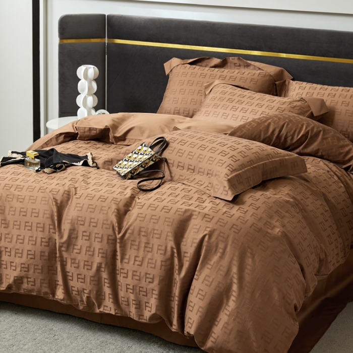 91家纺网 家纺一手货源 找家纺 安莱生活 2023新款100S纯棉提花系列四件套 菲烟