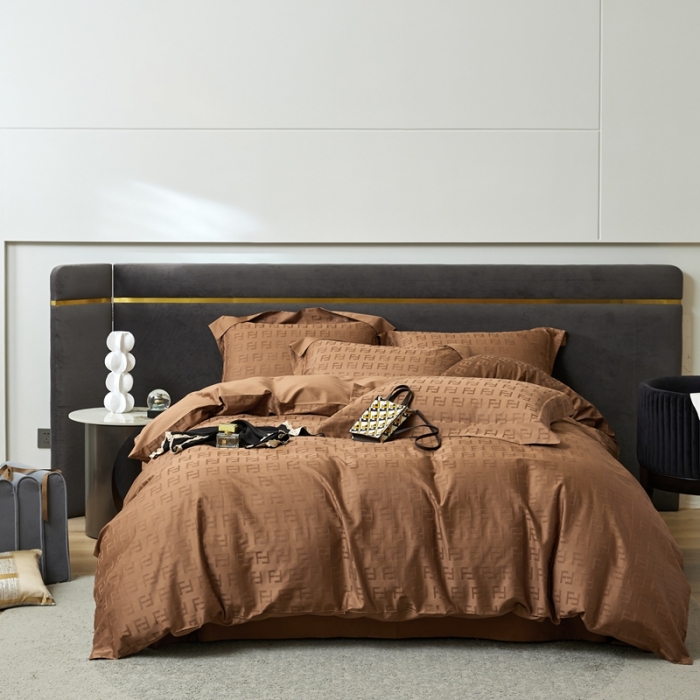 91家纺网 家纺一手货源 找家纺 安莱生活 2023新款100S纯棉提花系列四件套 菲烟