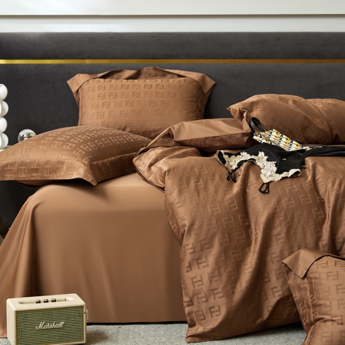 91家纺网 家纺一手货源 找家纺 安莱生活 2023新款100S纯棉提花系列四件套 菲烟