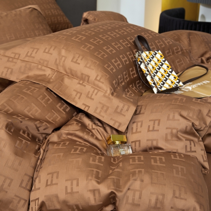 91家纺网 家纺一手货源 找家纺 安莱生活 2023新款100S纯棉提花系列四件套 菲烟