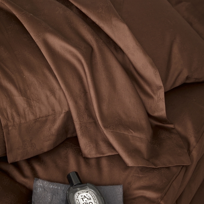 91家纺网 家纺一手货源 找家纺 安莱生活 2023新款100S纯棉提花系列四件套 青岚