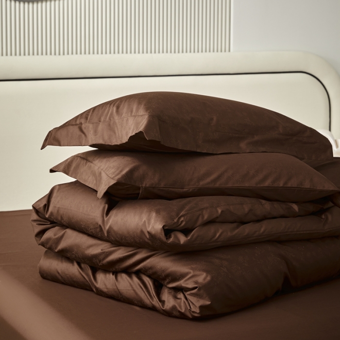 91家纺网 家纺一手货源 找家纺 安莱生活 2023新款100S纯棉提花系列四件套 青岚