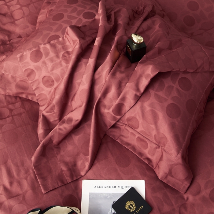 91家纺网 家纺一手货源 找家纺 安莱生活 2023新款100S纯棉提花系列四件套 冰岛恋歌