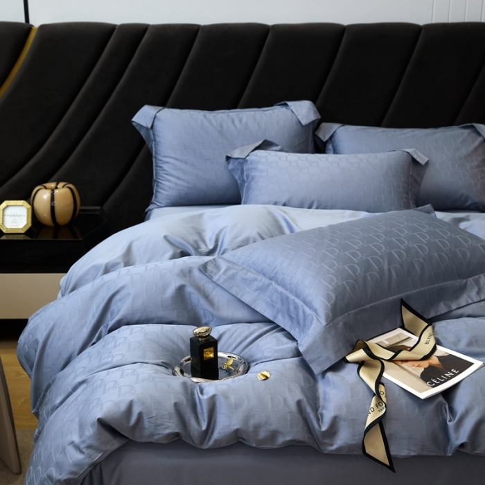 91家纺网 家纺一手货源 找家纺 安莱生活 2023新款100S纯棉提花系列四件套 品