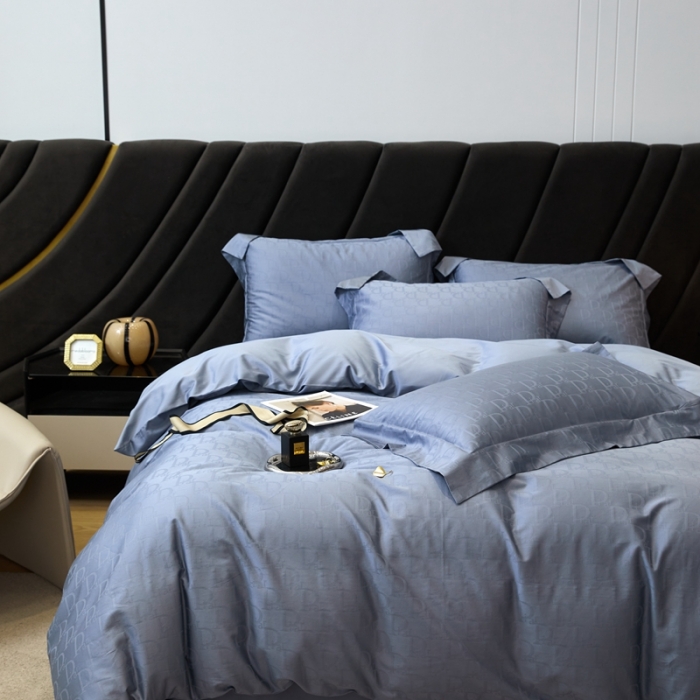 91家纺网 家纺一手货源 找家纺 安莱生活 2023新款100S纯棉提花系列四件套 品