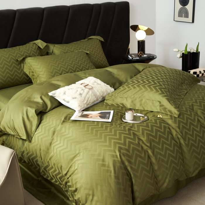 91家纺网 家纺一手货源 找家纺 安莱生活 2023新款100S纯棉提花系列四件套 温妮莎