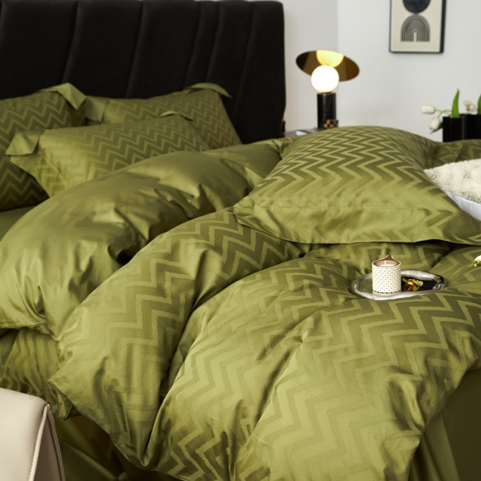 91家纺网 家纺一手货源 找家纺 安莱生活 2023新款100S纯棉提花系列四件套 温妮莎