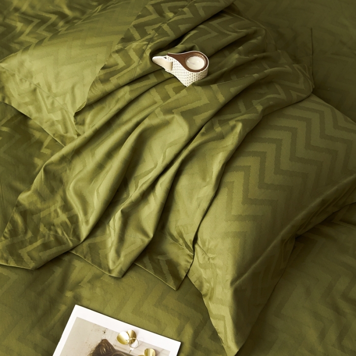 91家纺网 家纺一手货源 找家纺 安莱生活 2023新款100S纯棉提花系列四件套 温妮莎