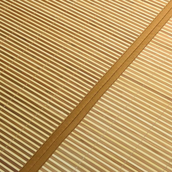 91家纺网 家纺一手货源 找家纺 2024新款可折叠双面竹凉席-5.0+1竹雅