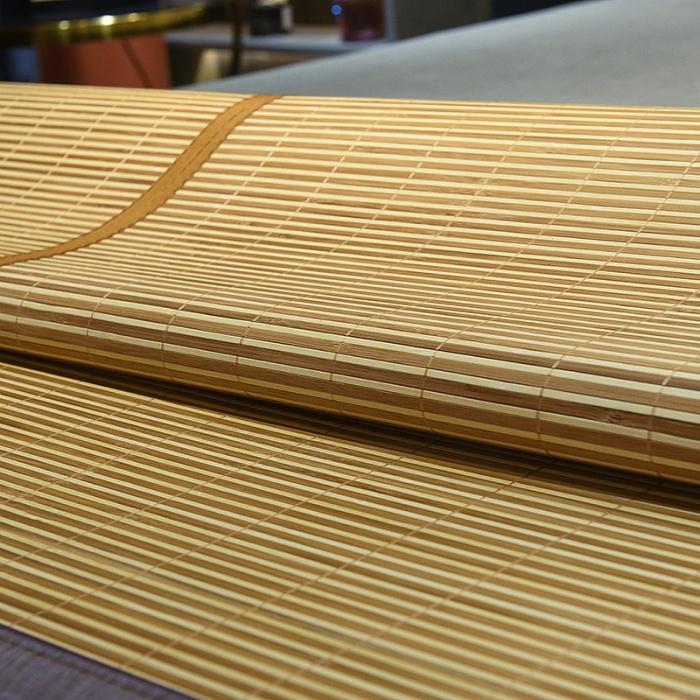 91家纺网 家纺一手货源 找家纺 2024新款可折叠双面竹凉席-5.0+1竹雅