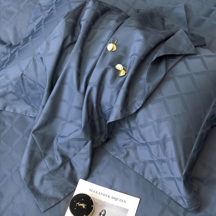 91家纺网 家纺一手货源 找家纺 安莱生活 2023新款100S纯棉提花系列四件套 星耀