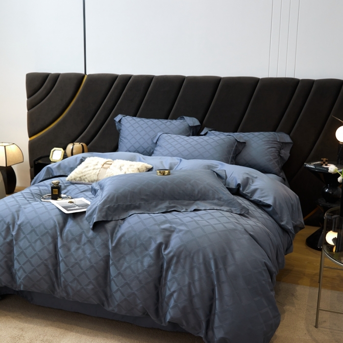 91家纺网 家纺一手货源 找家纺 安莱生活 2023新款100S纯棉提花系列四件套 星耀