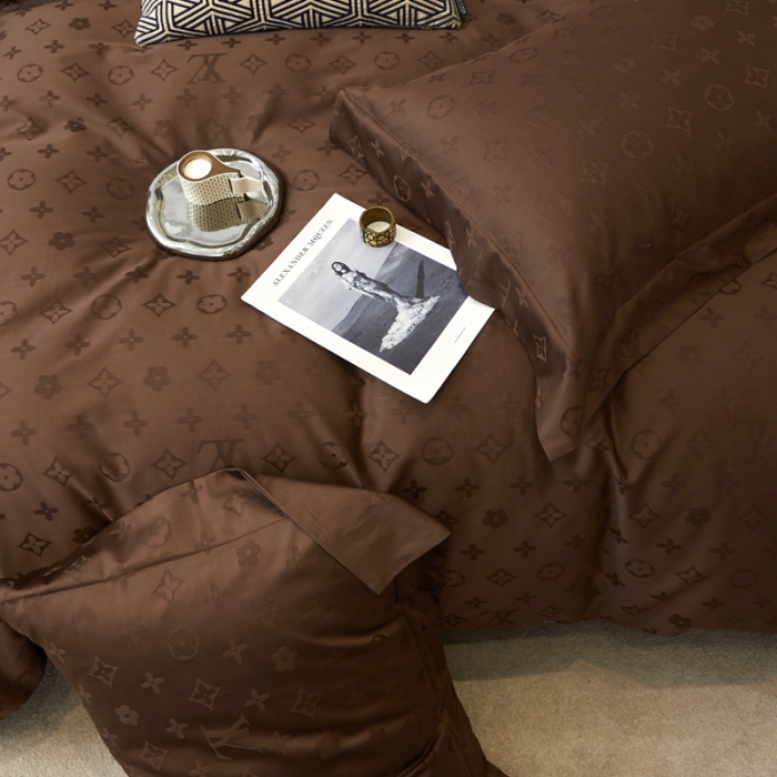 91家纺网 家纺一手货源 找家纺 安莱生活 2023新款100S纯棉提花系列四件套 元气满满