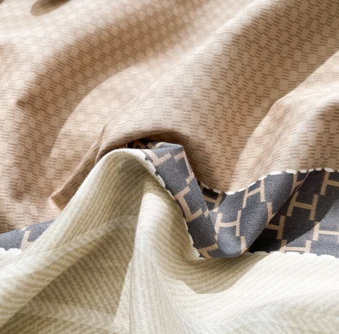 91家纺网 家纺一手货源 找家纺 绵庭 2023新款 全棉印花四件套 莫兰迪-兰