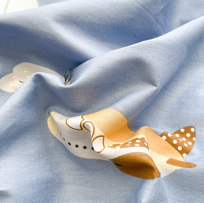 91家纺网 家纺一手货源 找家纺 绵庭 2023新款 全棉印花四件套 玩具乐园-兰