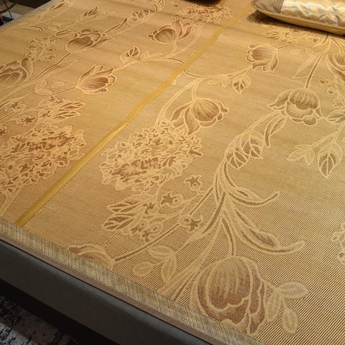 91家纺网 家纺一手货源 找家纺 2024新款清凉双面竹席夏凉席冰丝竹席空调席学生宿舍席子