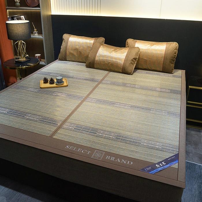 91家纺网 家纺一手货源 找家纺 2023新款竹韵双面竹席夏凉席空调席居家学生宿舍席子-自由格调